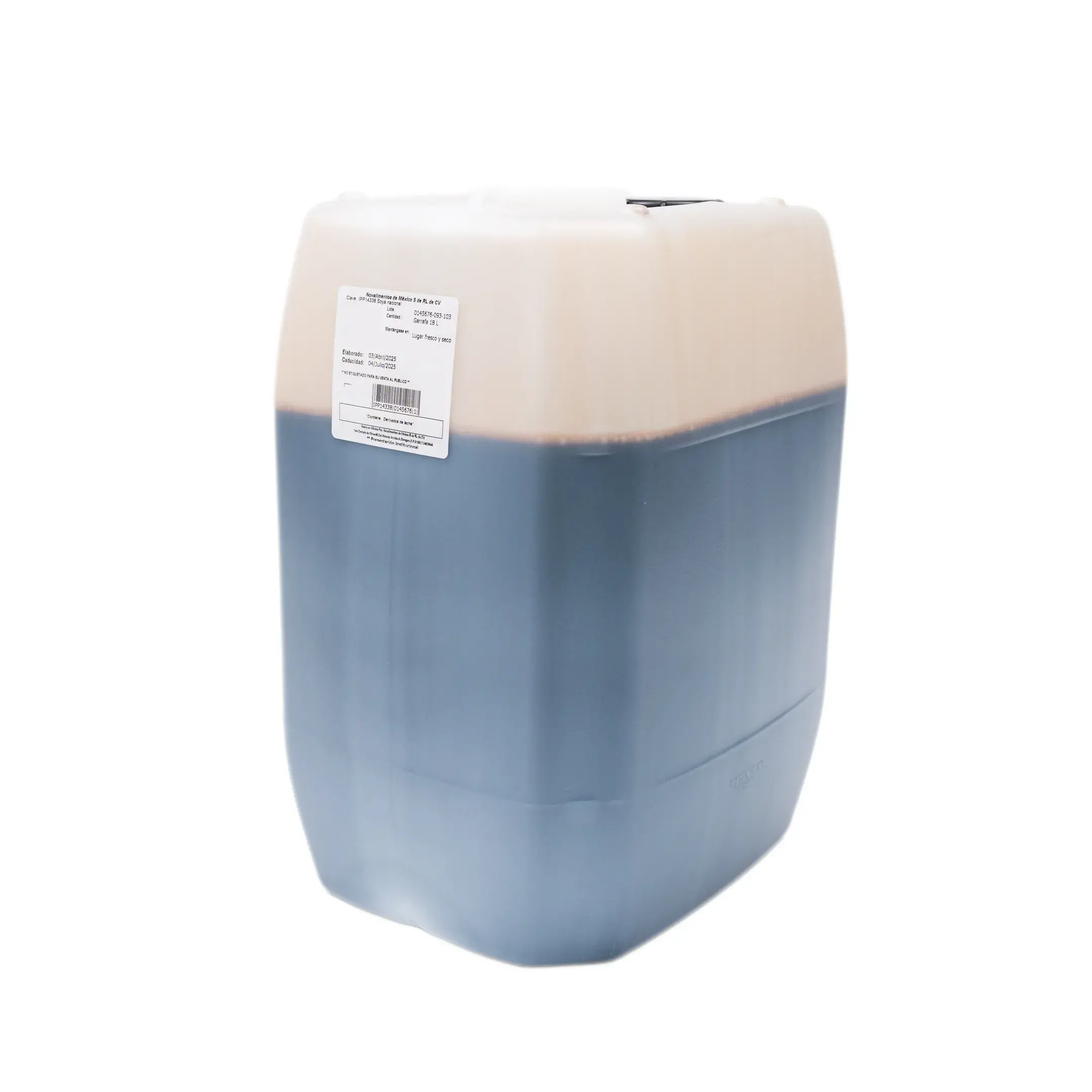 Salsa De Soya Natural Concentrada En Garrafa De 18 L