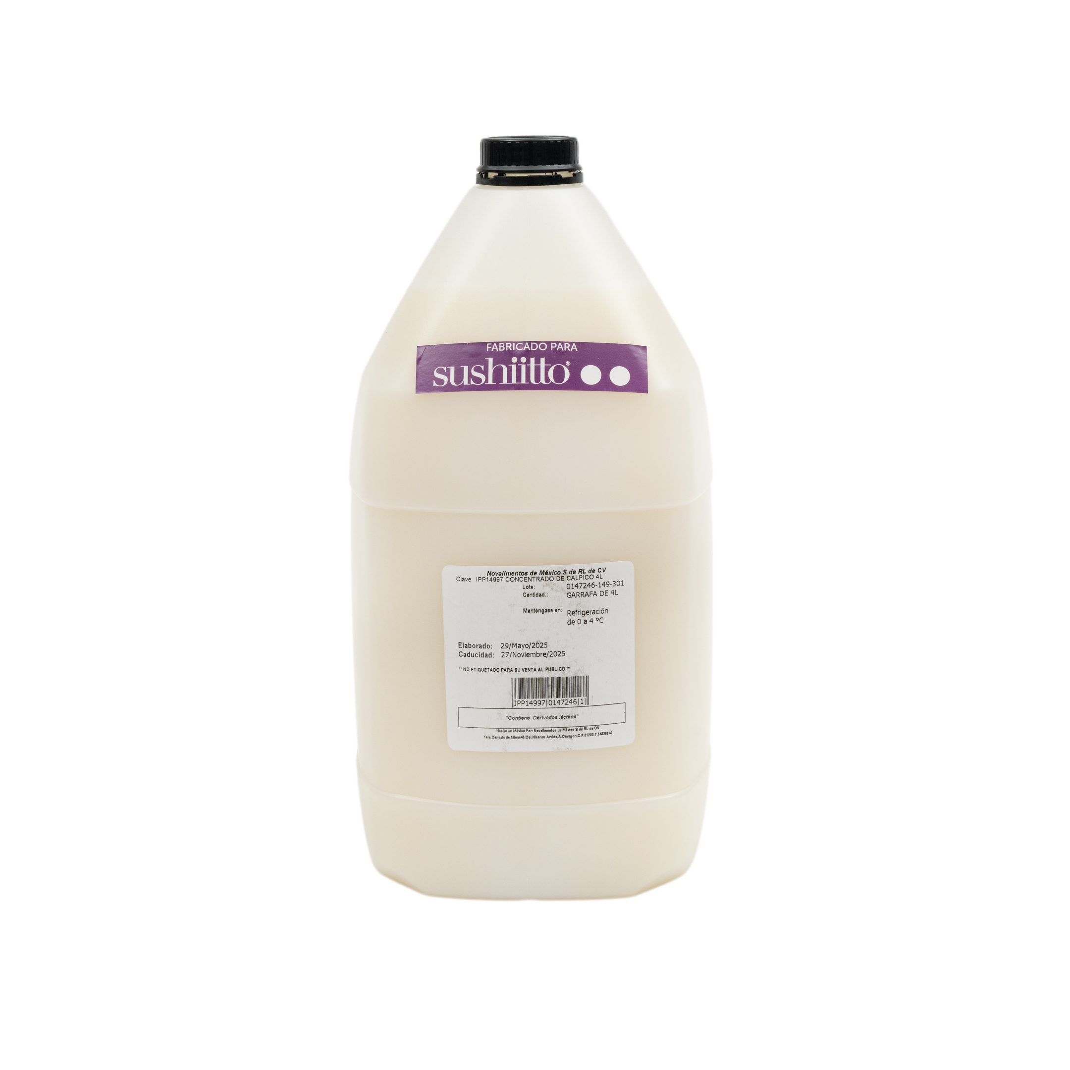 Concentrado De Calpico En Garrafa 4 L